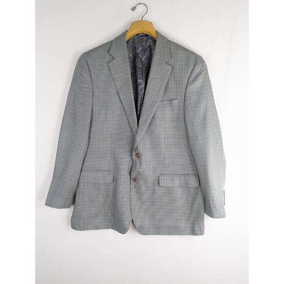 Lauren Ralph Lauren Other - LAUREN Ralph Lauren Men's Houndstooth Sport Coat Silk Wool Jacket Sz 42L Paisley